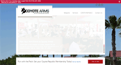Desktop Screenshot of coyotearmsdefense.com